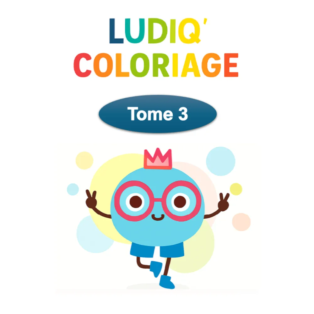 Cahier coloriage Ludiq family tome 3